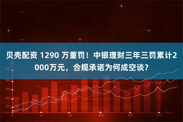 贝壳配资 1290 万重罚！中银理财三年三罚累计2000万元，合规承诺为何成空谈？