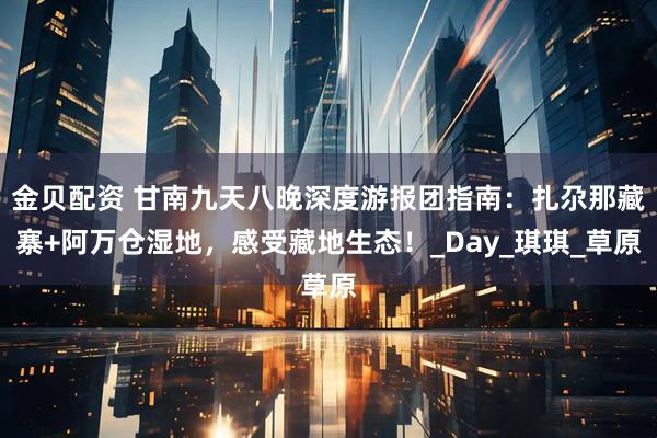 金贝配资 甘南九天八晚深度游报团指南：扎尕那藏寨+阿万仓湿地，感受藏地生态！_Day_琪琪_草原
